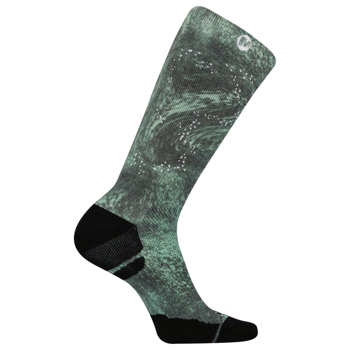 Reflective Print Performance Crew Sock - Socks | Merrell JSF26515-440